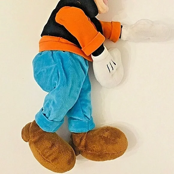 Disney Store Goofy Plush Stuffed Toy Classic Outfit Character Doll Hat 18” - Picture 11 of 16